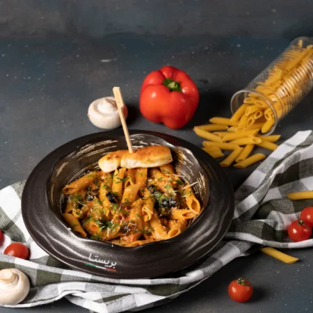 Penne Bugatti Arrabbiata Pasta scaled