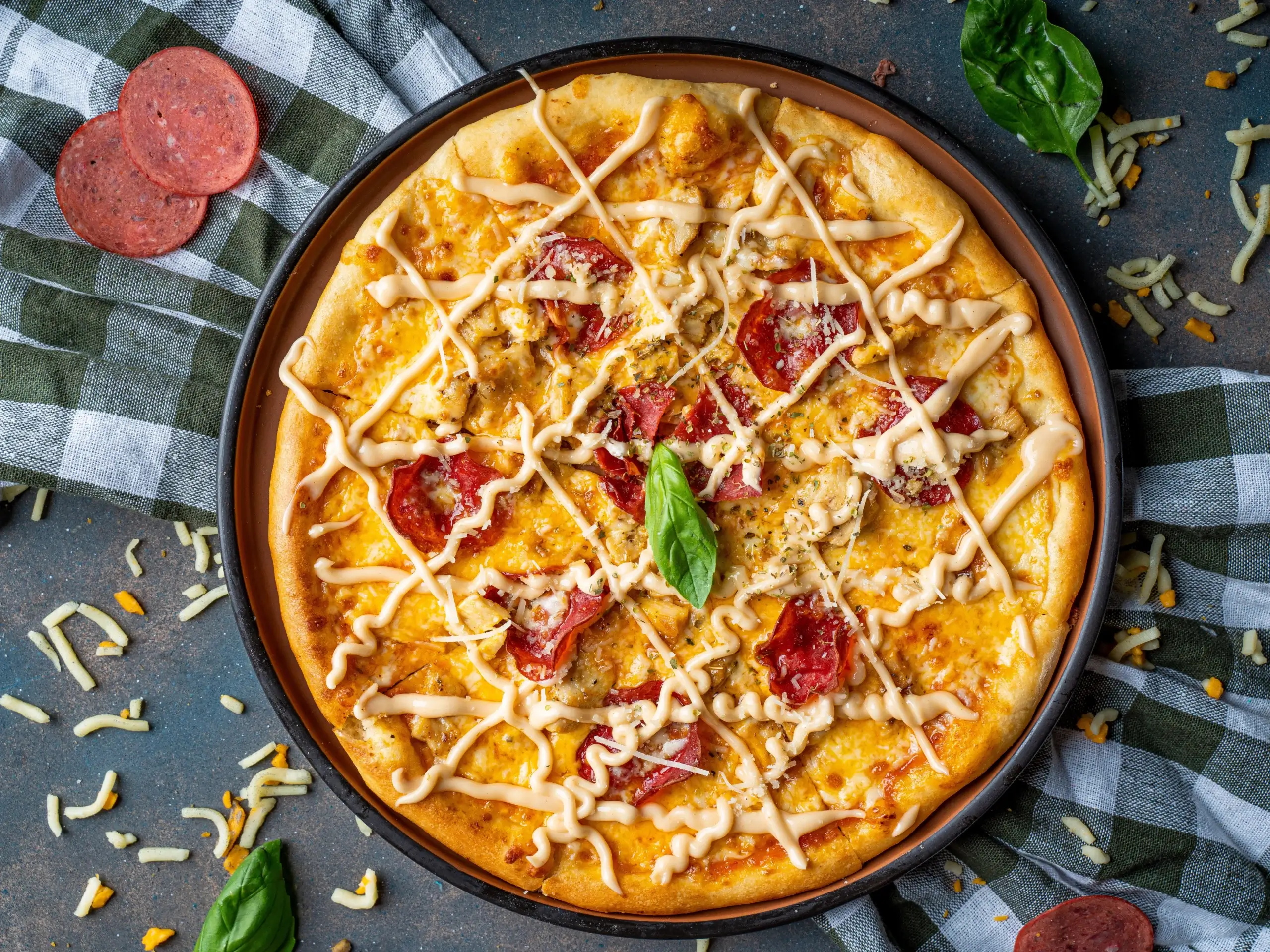 بيتزا الباربكيو