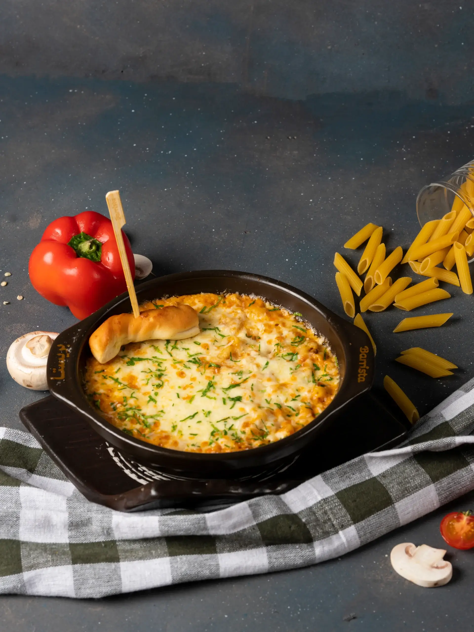 مكرونة مازيراتي بالدجاج