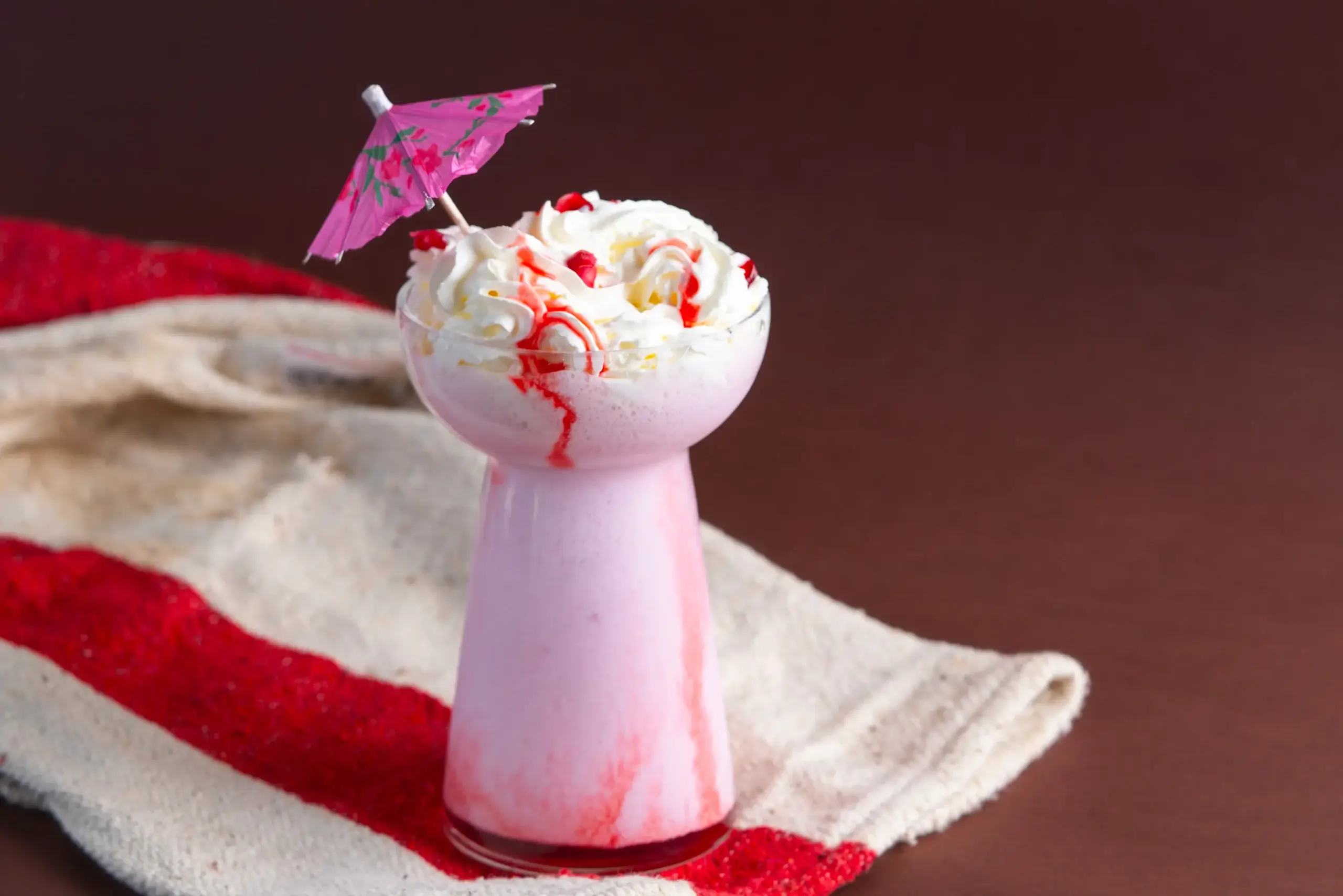 ميلك شيك الرمان