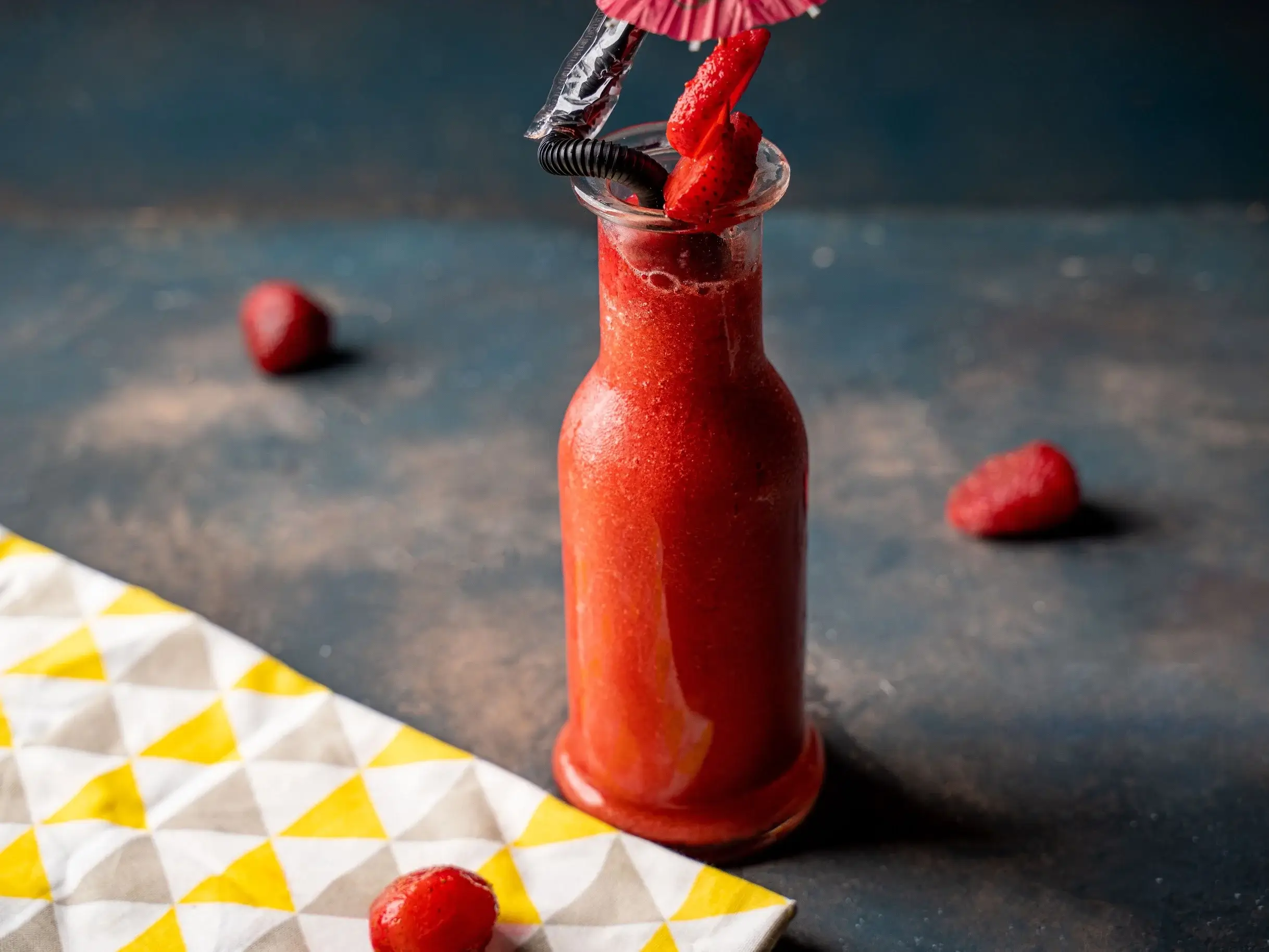 عصير فراولة